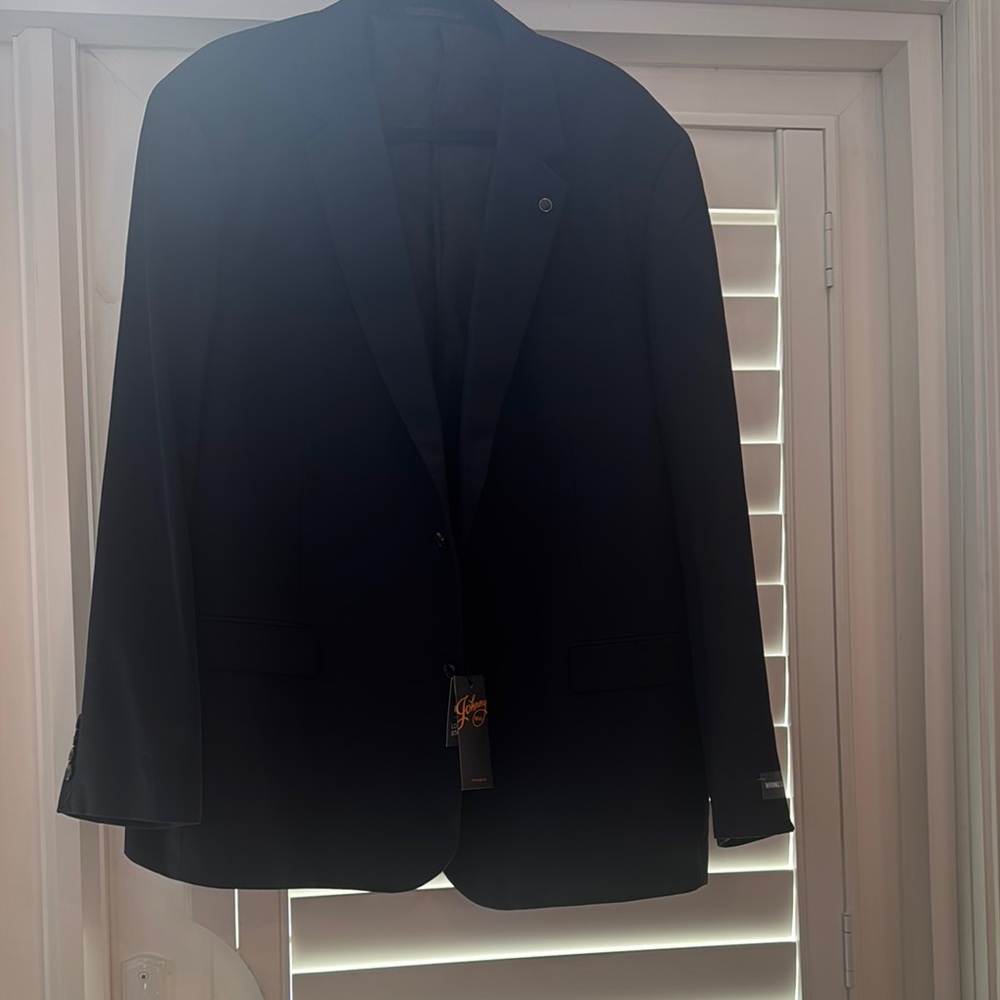 Men's Navy Blazer Johnny Blazer Size 52 New with tags